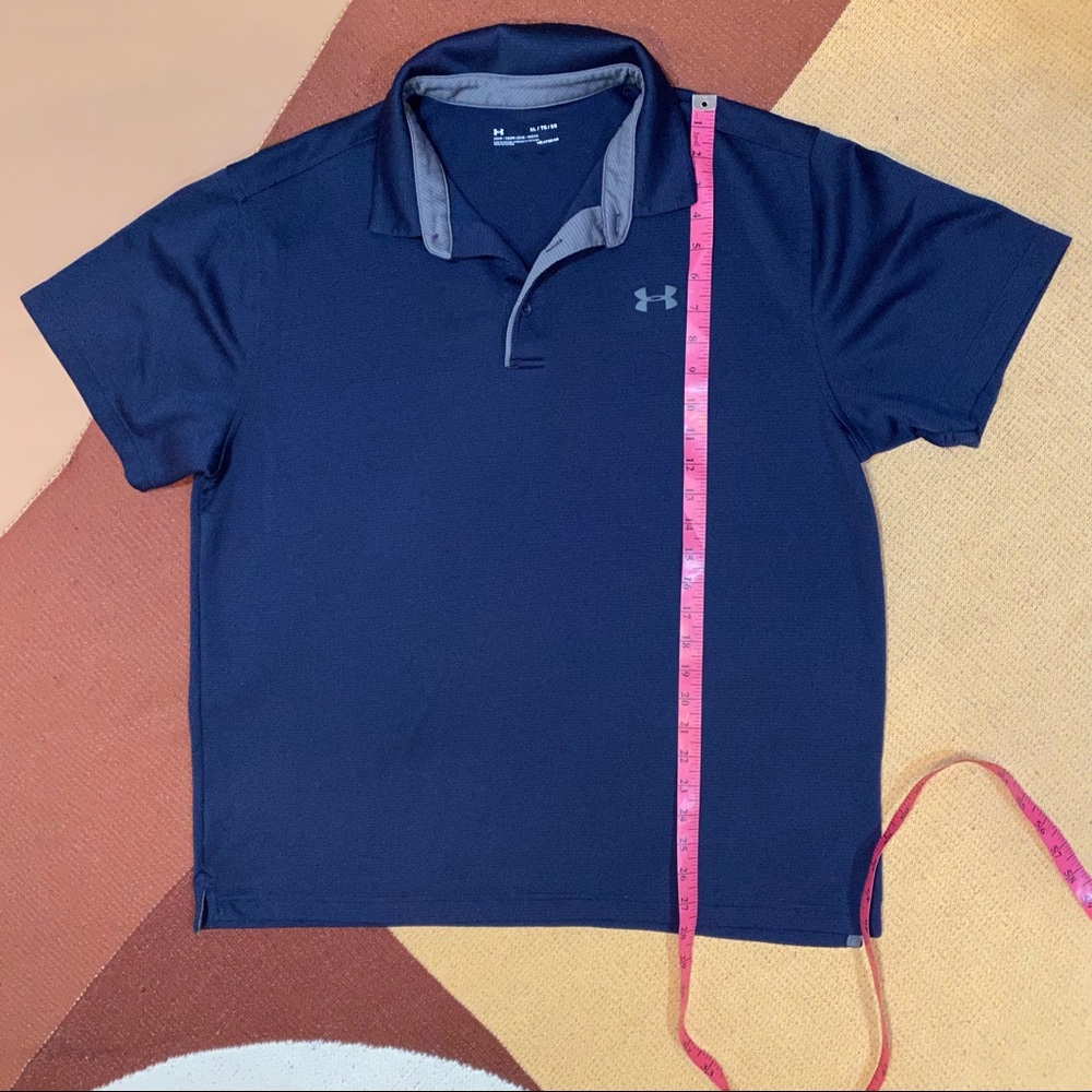 Navy Under Armour Polo - Picture 5 of 7